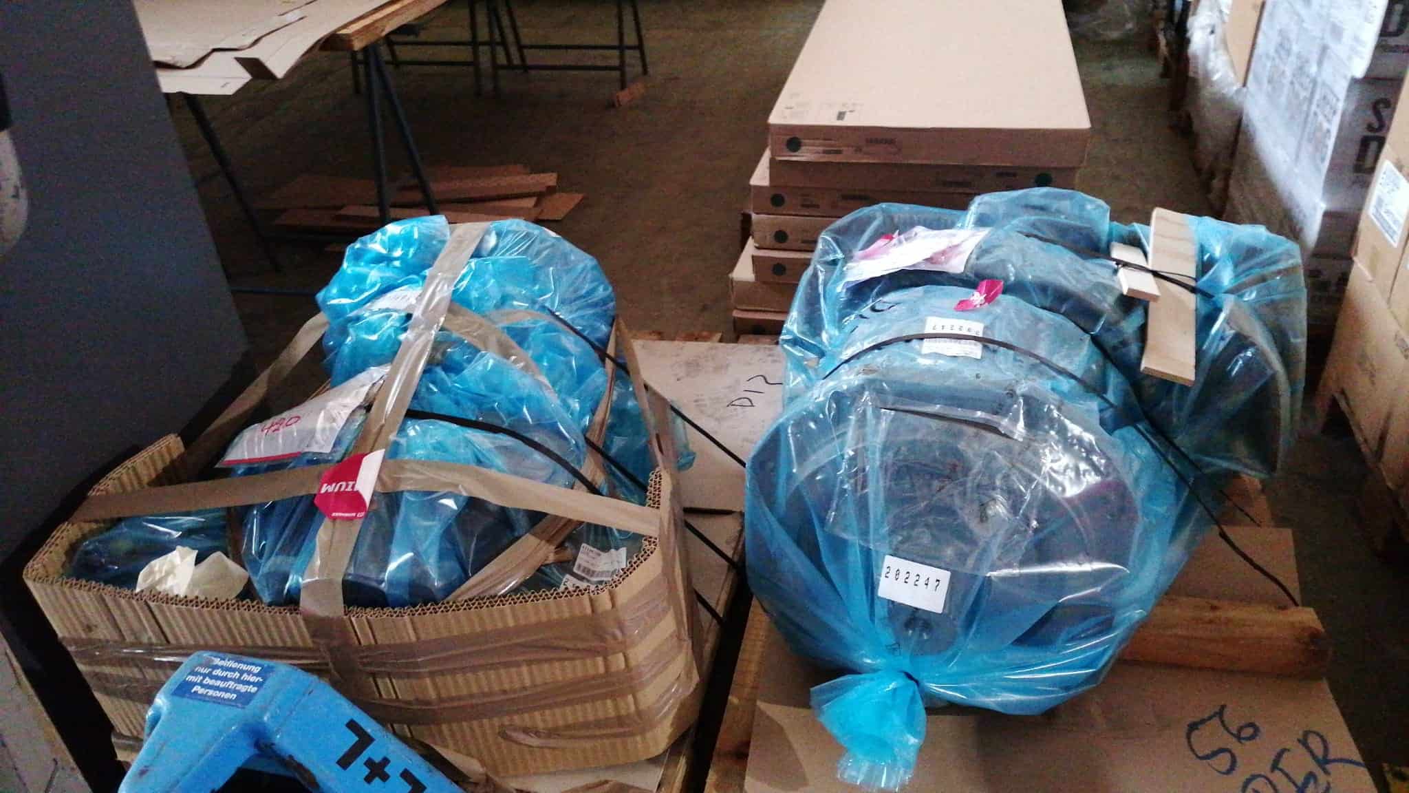 Bosch Rexroth hydraulic pump in packaging for OEM use.